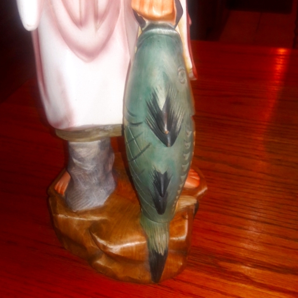 HPAntique Asian Art Chinese Fisherman - Picture 16 of 16